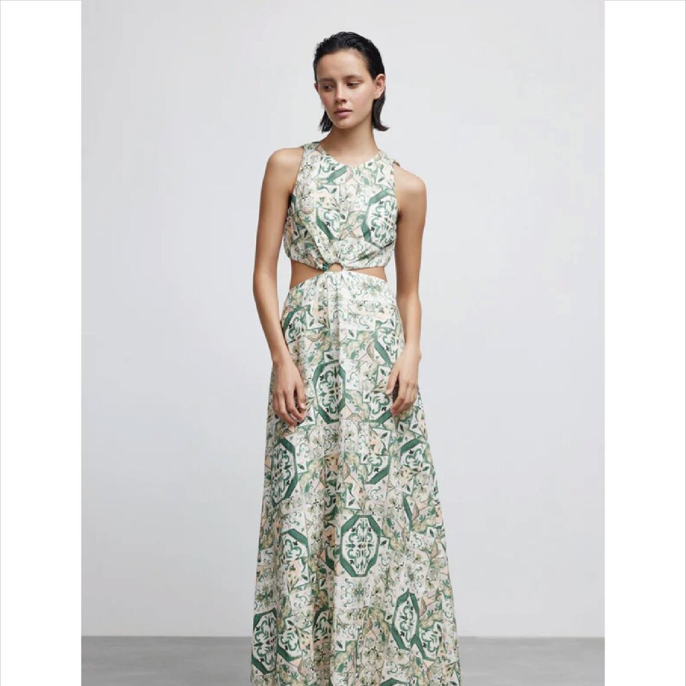 NWT Significant Other - Elle Linen Midi Dress